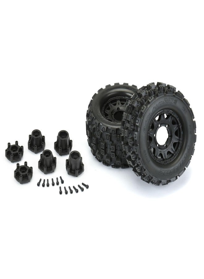 Pro-Line Racing Badlands MX28 2.8 MTD Raid Black 6x30 F/R PRO1012510 RC Tire - Image 3